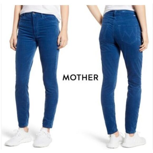 Mother Jeans The Looker POP Stretch Skinny  Women's Size 24 Indigo Retro 90s - Picture 1 of 9